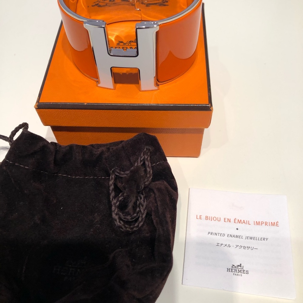 Authentic Hermès large cuff w/box&bag!!! - Picture 6 of 8